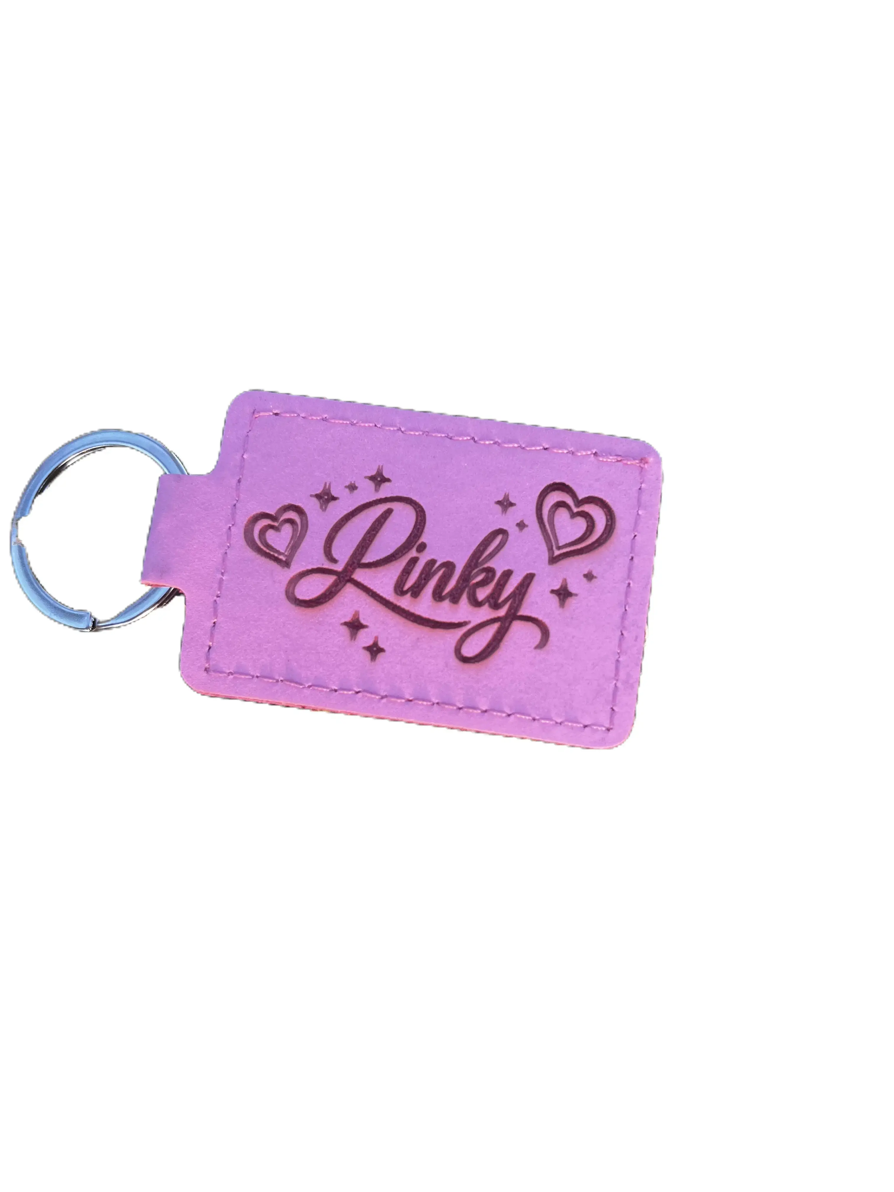 Personalized Leather Keychain | Custom Engraved Gift