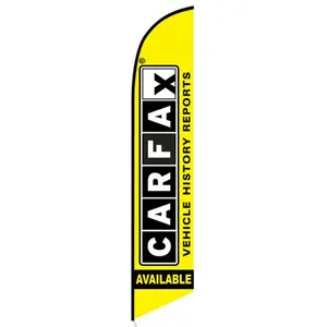 CARFAX 12ft Feather Banner Swooper Flag - FLAG ONLY (3)