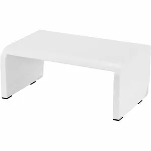 Stanley Bostitch BOSKTSTANDWHT Adjustable Monitor Stand for Up to 30 in. Screen Support, White - 25 lbs