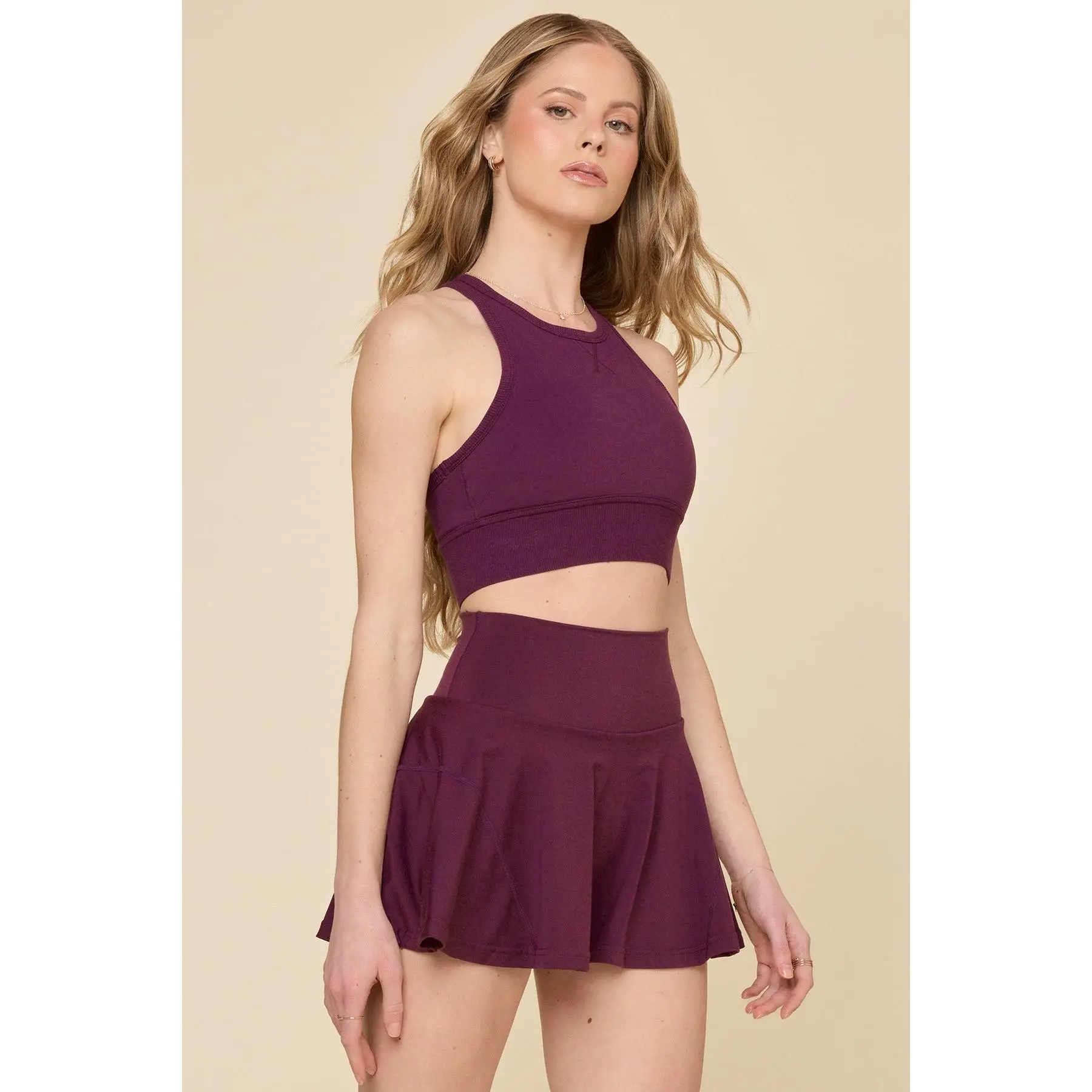Twirl Skort - Plum