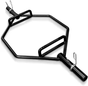 SAVEYOUR Hex Bar - 56 in Length, 23.6 in Handles, Balanced Grip, 1000 lbs Capacity, Durable Stainless Steel, for Deadlifts & Shrugs Gym Training Equipment Strength Training Accessory