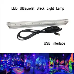 5V UV Black Light UV T5 Tube 6W Ultraviolet Lamp Bulb 395nm UVA Nail Dry Lamp Money Detector Decor Blacklight