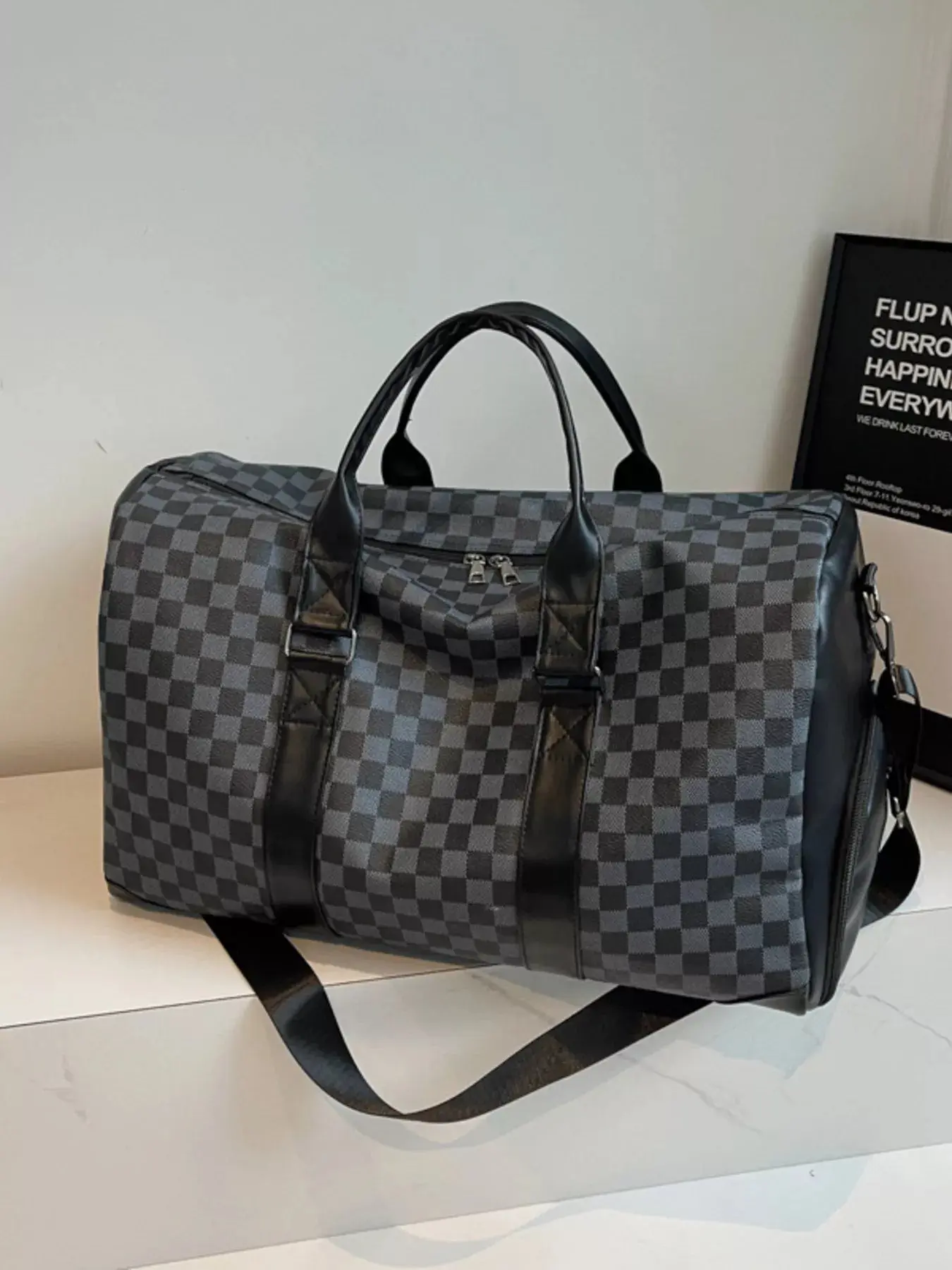 The Checkered Road Trip Bag