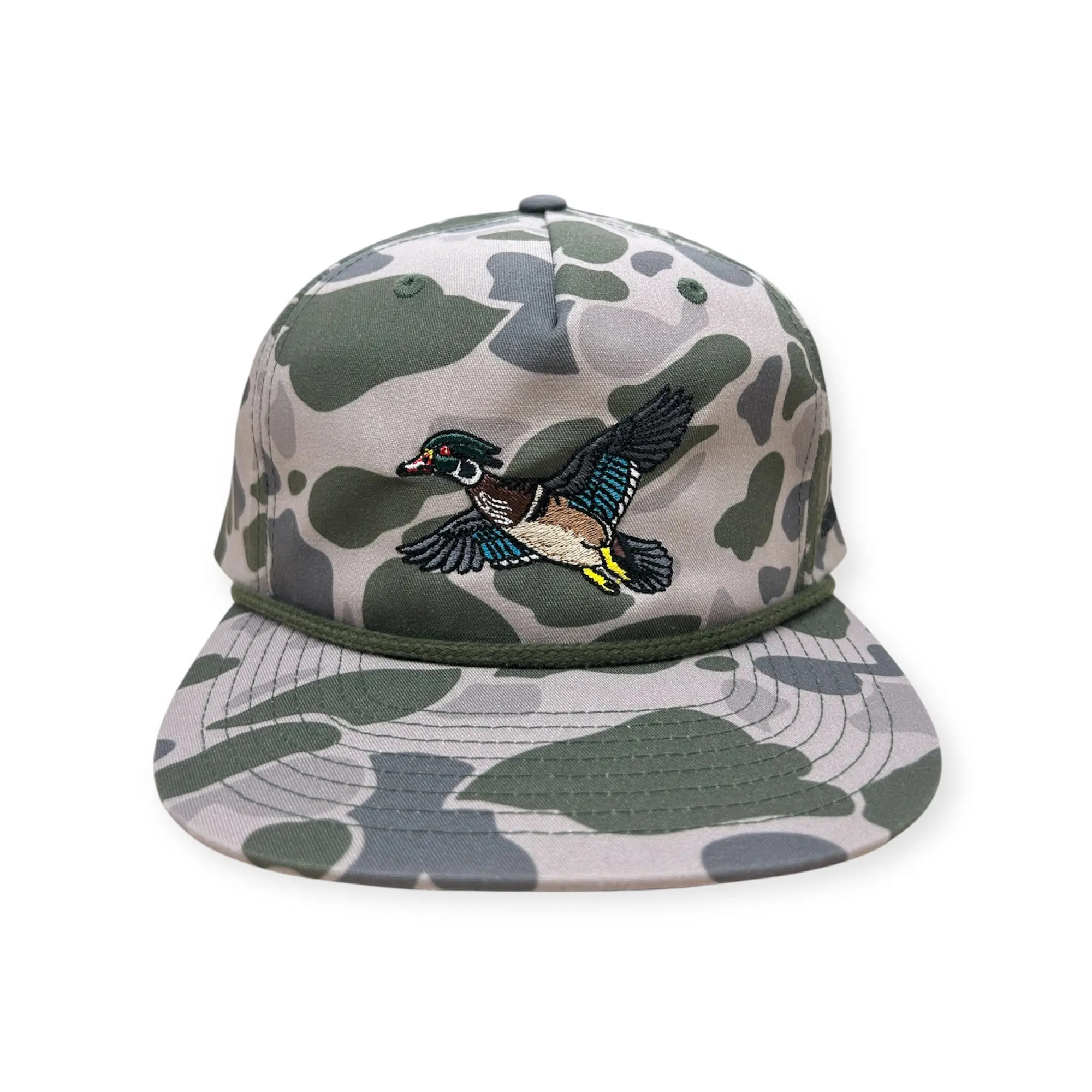 Wood Duck Hat - Vintage Rope Snapback