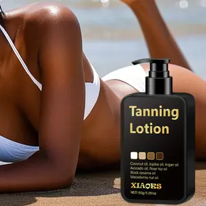 XIAOKS Instant Self-Tanning Lotion| 24HR Natural Bronze Tan for Face & Body| Waterproof & Sweat-Resistant| Sunless Tanner for Sensitive Skin| No Fake Orange Tone