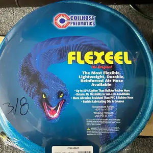 Coilhose flexeel 3/8” x 100’ blue