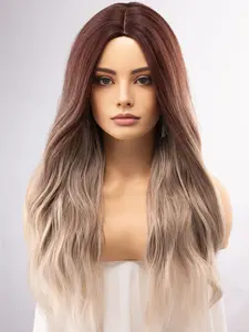 Nova | 24" Dark root with ash blonde ombre wig