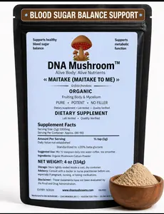 Maitake Mushroom- Supports metabolic, overall balance as a part of a healthy diet and lifestyle. Daily wellness supports high quality ingredients Pure, Potent, No fillers, traditionally used
