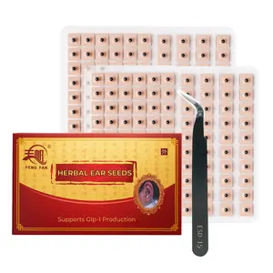 Herbal ear patch set (with tweezers)，comfortable daily use，Massage Ear stickers