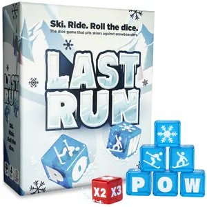 LAST RUN – Fast-Paced Family Dice Game | 2-6 Players | Ski Gift Travel Game for Skiers & Snowboarders | Après Ski & Friends Board Game Nights | 8+