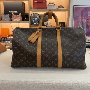 Pre-owned Louis Vuitton Keepall 45 Monogram Canvas Travel Bag