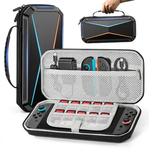 Ztotopcases Carrying Case for Nintendo Switch2 (2025), Hard Shell Travel Case with Storage Pockets for Accessories & Games, Protective Portable Pouch for 2025 Switch 2nd gen [7.9 inch], Black