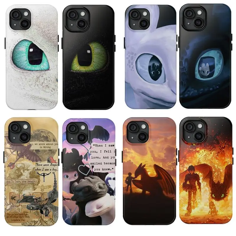 6 Styles How To Train Your Dragon 2025 Phone Case, HTTYD Cinematic iPhone Cover, Toothless and Hiccup, Case Cover For iPhone 16 15 14 13 12 11 X SE and Samsung S25 S24 S23 S22 S21 9