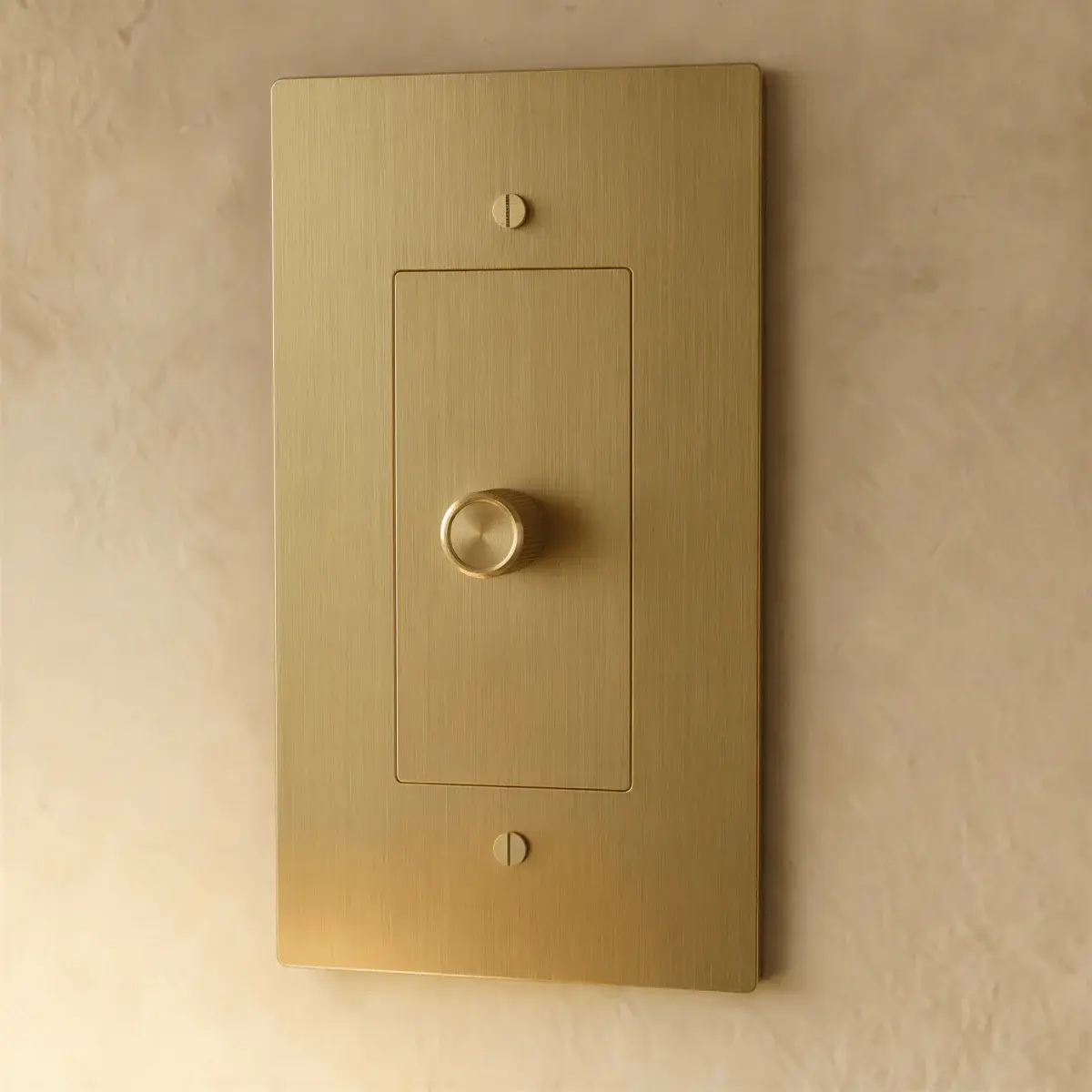 The Brass 3-Way Rotary Dimmer Switch (1 to 5 Gang)