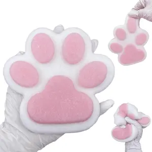 Big Cat Paw Squishy Squeeze Toys 5.5 Inch Large Size Squishies Pinch Family Squishy Cute Soft Silicone Big Cats Paw Tangcii Fidget Stress Relief Sensory Toys Gifts for Adults Women
