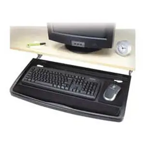 Kensington KMW60004 Underdesk Keyboard Drawer- w-Mouse Tray- 26in.x13-.50in.- Black