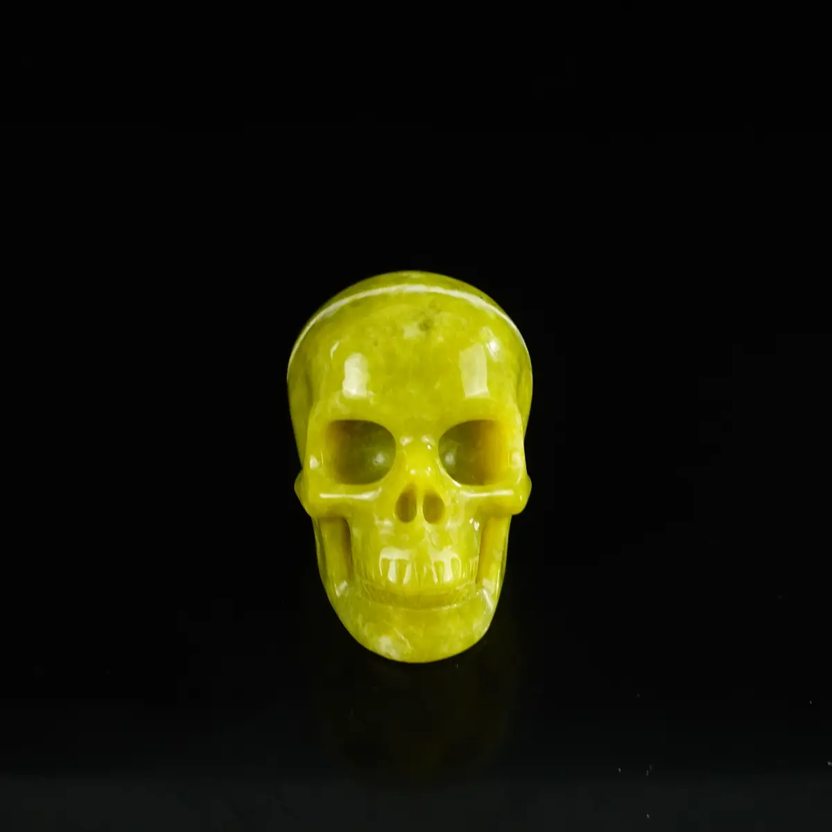 Gift Serpentine Skull 2.2inch 3 inch 4.5inch Skull ,Realistic,Crystal Healing,Fine Sculpture