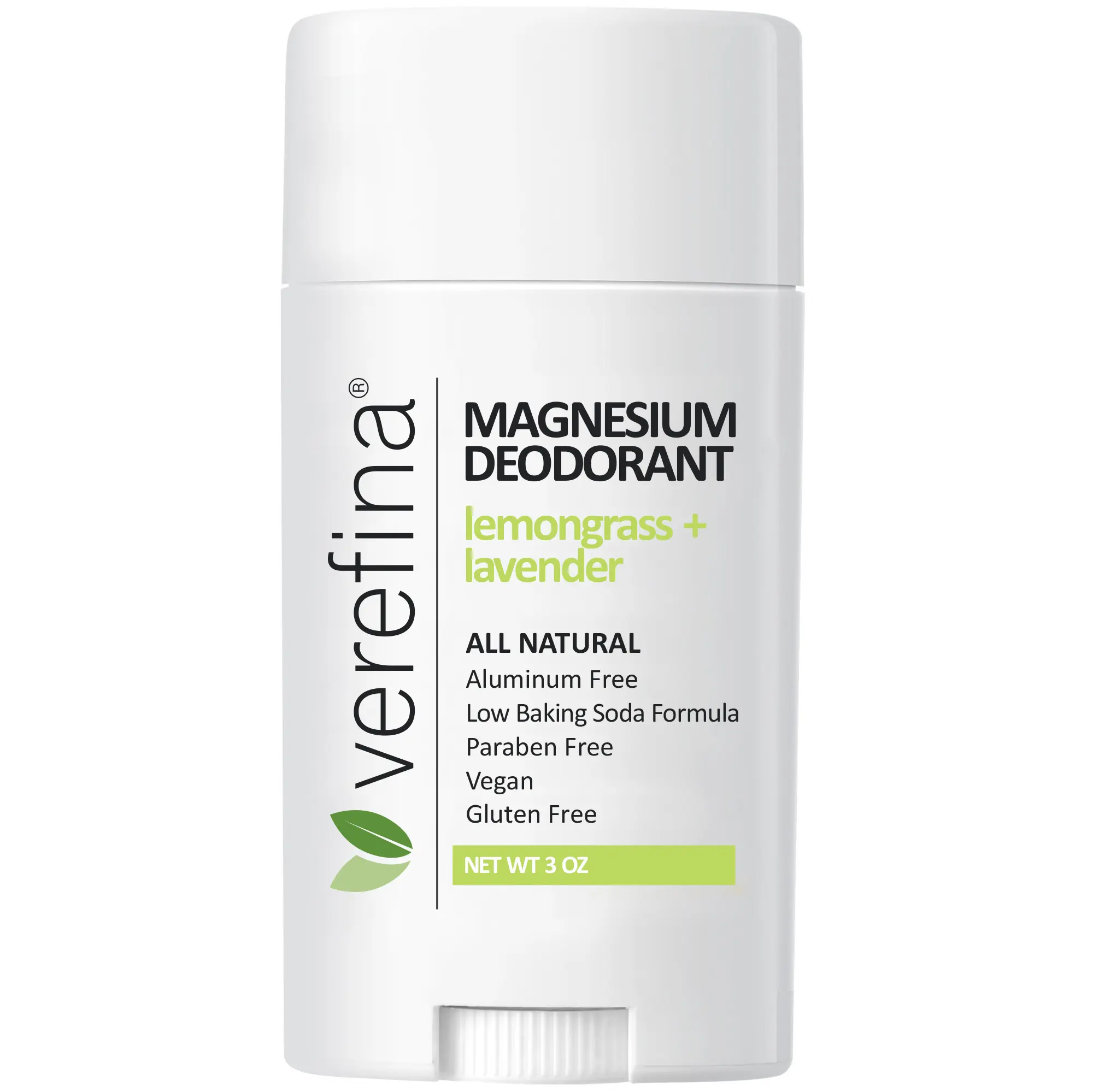 Lemongrass + Lavender Magnesium Deodorant (Aluminium Free) Coconut | Shea | Cocoa | Low Baking Soda | Sensitive - Verefina Body Care