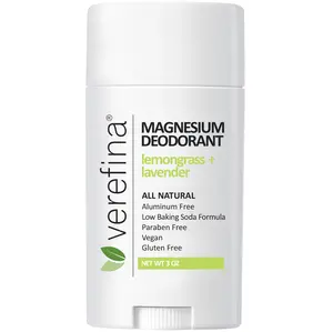 Lemongrass + Lavender Magnesium Deodorant (Aluminium Free) Coconut | Shea | Cocoa | Low Baking Soda | Sensitive - Verefina Body Care