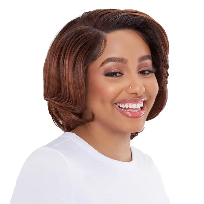 Vivace Xceptional Gold Label Wide Synthetic Glueless Wavy Bob HD Lace Front Wig - GOLD UNIT 3