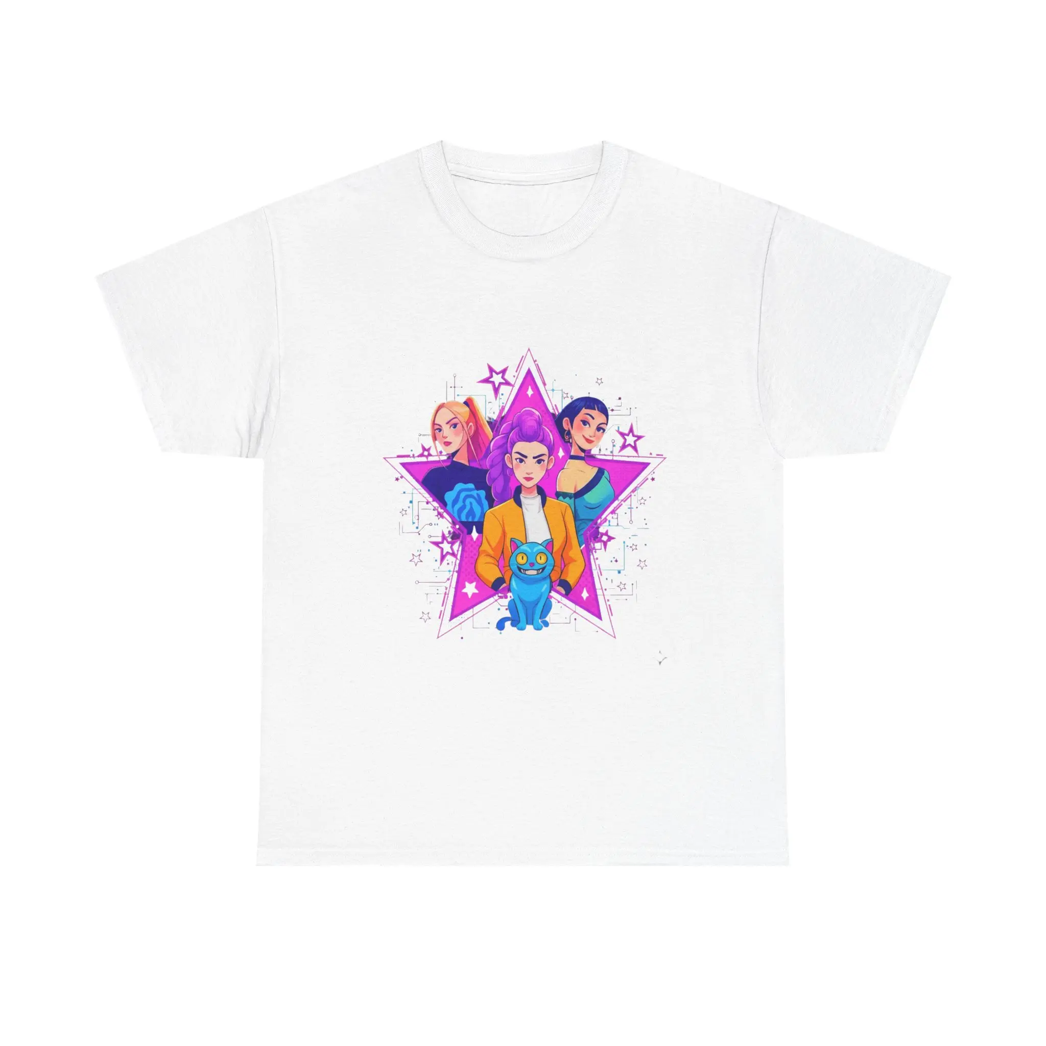Huntrix T-Shirt, Gamer Tee, Video Game Shirt, Adult Graphic Tee, Unisex Heavy Cotton Top Casual Fabric Menswear Classic