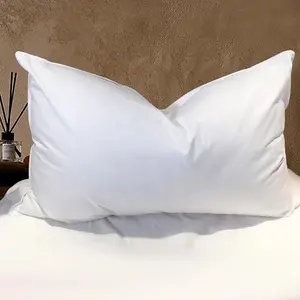 2 Pack Duck Down & Feather Hotel Pillows for Side & Back Sleepers (Queen / King)