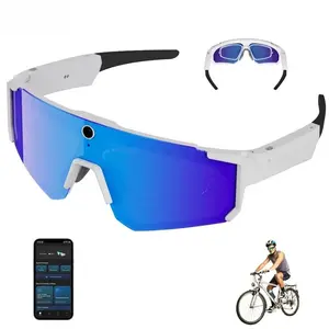 2026 New Multifunctional Smart Glasses with 8mp HD Camera, Video Recording, Bluetooth-compatible Call, Translation, Anti-Glare Design, Ideal for Sports Smart Eyewear