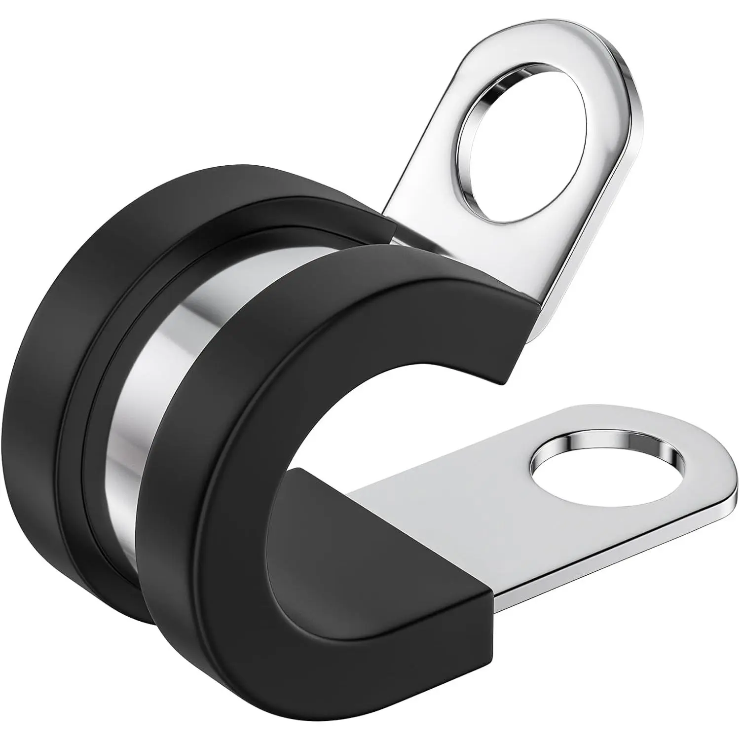 20 count 5/16 Inch Stainless Steel  Clamps - Insulated, Hose, Pipe, Wire Clamps