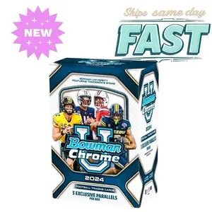2024 Bowman University Chrome Football Blaster Box