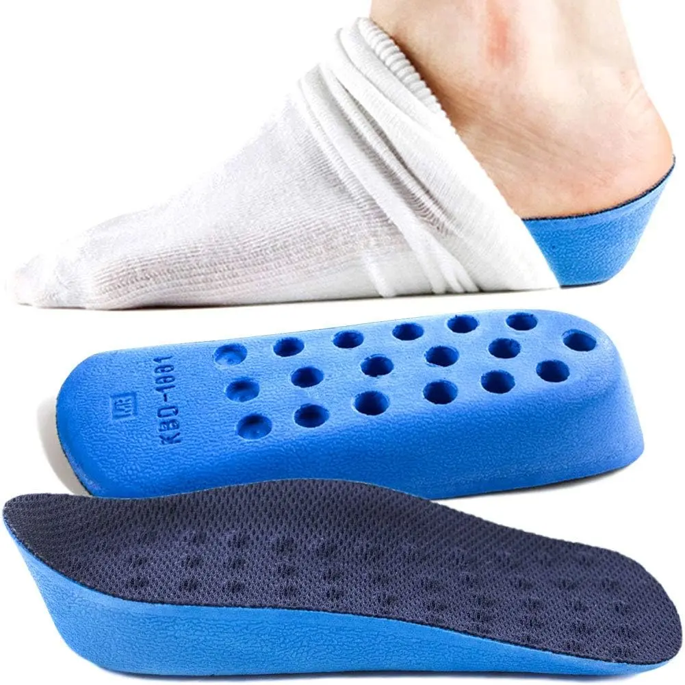 AILAKA Honeycomb Height Boosters - PU Foam Shockproof U-Shaped Ergonomic Arch Support Half Inserts, Invisible Sock Insoles for Athletic Use, Foot Pain Relief, 2 Sizes All Season for Men’s/Women’s Footwear (Dates, Events)