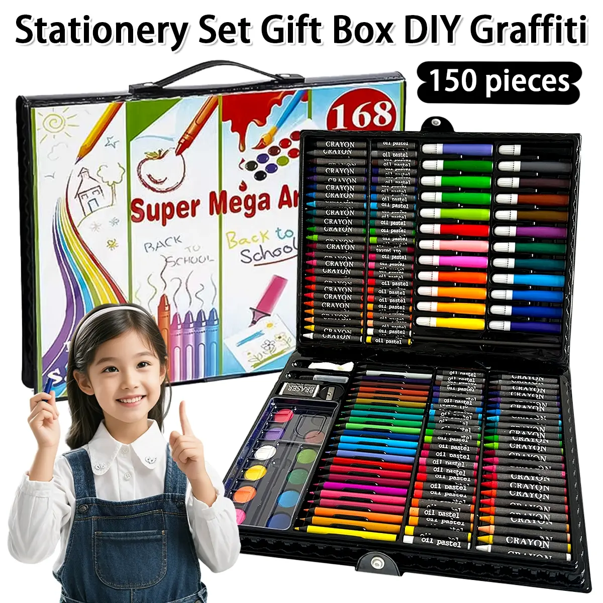 Teeny Baby Drawing Tool Set, Art Drawing Supplies, Art Supply, Art Materials, Art Craft Supplies, Perfect for Classroom, Home, School Educational Activities, Ideal Birthday and Christmas Gift