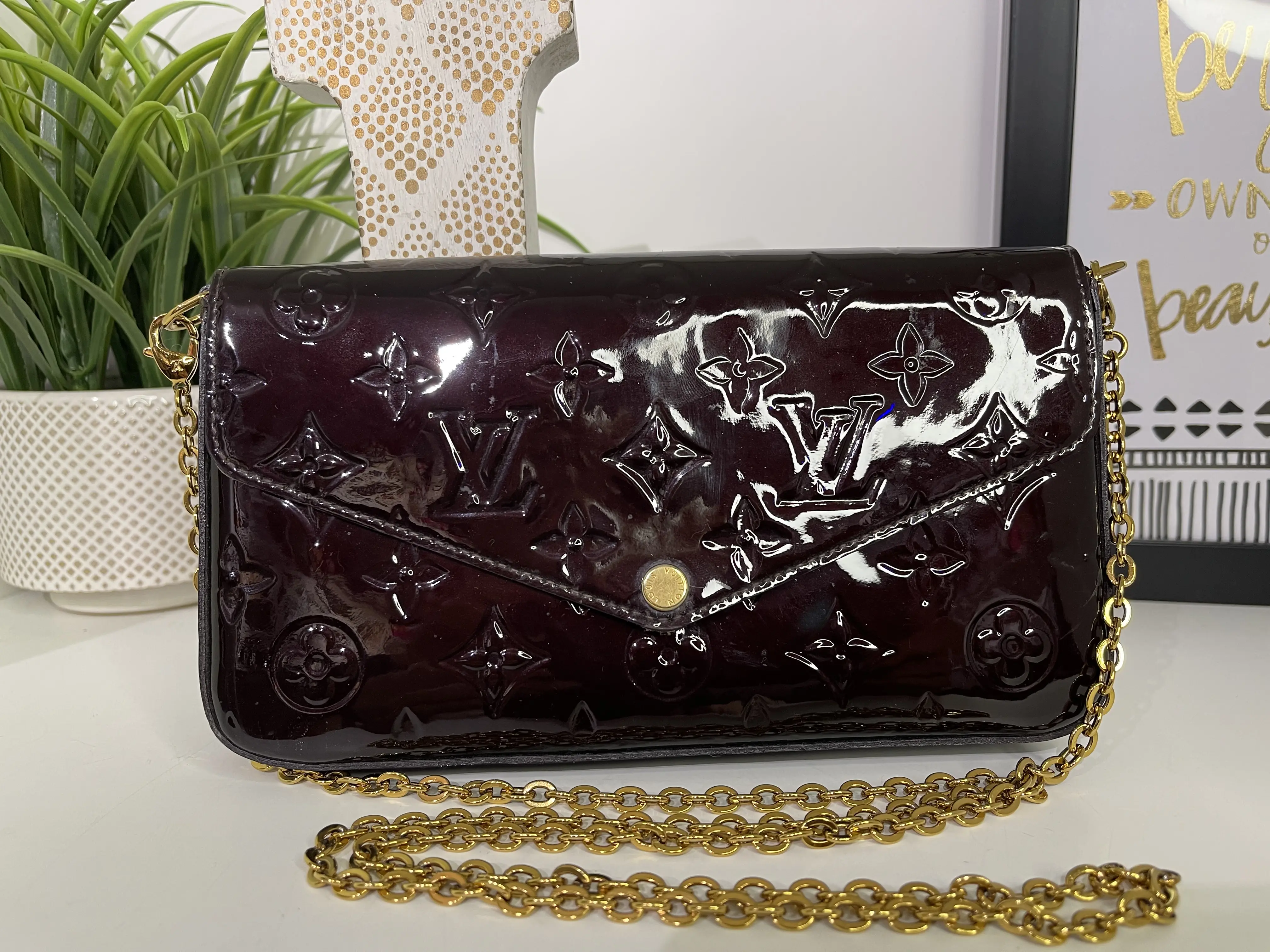 Pre-owned Louis Vuitton crossbosy Crossbody Bags Louie Vuitton Monogram Felicie