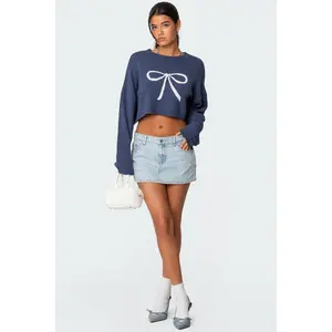 Chiara Denim Micro Skirt