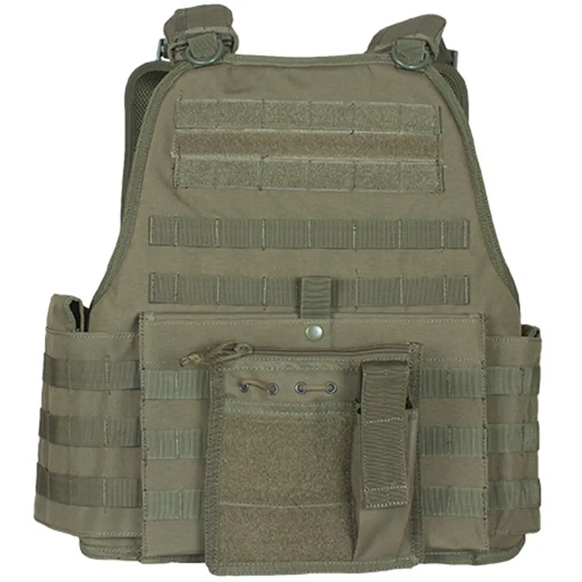 212 MAIN Big & Tall True Vital Plate Carrier Vest - 2XL/3XL, Adjustable, Multiple Pockets, Tactical Equipment, Protective Gear