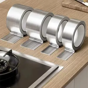 Thickened waterproof, oil-proof, and high-temperature resistant aluminum foil tape for kitchen stoves, sinks, toilets, and other surfaces; anti-mildew and anti-oil stickers.