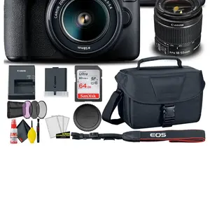 Canon EOS 2000D / Rebel T7 DSLR Camera with 18-55mm Lens  + Creative Kit