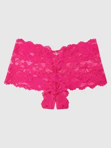 BELLA LACE CROTCHLESS CHEEKY