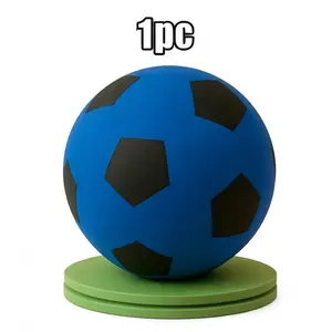 Noiseless Foam Sponge Football Game Ball, Safe for Home Use, High Bounce PU Material, Indoor Silent Training Ball, Perfect for Kids Play, Soccer Ball, Football Balls