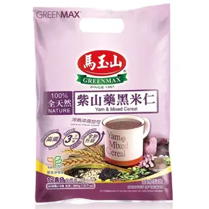 Greenmax Purple Yam & Black Soybean Oatmeal with Sesame, 360g Pantry Food Breakfast Cereal (Food Category)