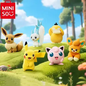 Miniso x Pokémon Flocked Figure Cute Collectible Figurine - Perfect Birthday & Holiday Gift for Friends & Anime Fans#Summervibes Miniso x Pokémon Flocked Figure Cute Collectible Figurine - Perfect Birthday & Holiday Gift for Friends & Anime Fans#Summervibes