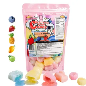 GummyGlow 5.36oz Waxy Fruit-Filled Candy, Chewable Waxy Candy, Retro Nostalgic Novelty Treats, Classic Variety Flavors for Old School Candy Lovers, ASMR Lovers and Gifts