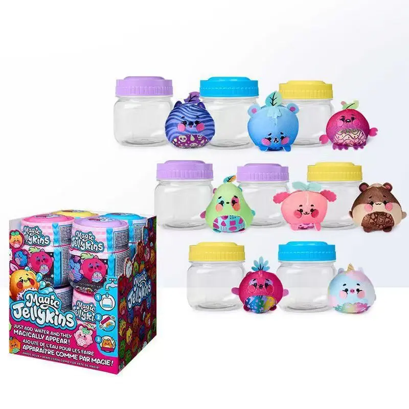 2026 Magic Jellykins Mystery Jar Squishy, Water-Activated Surprise Reveal, Fidget Plush Sensory Collectible, Ideal Gift for Kids Ages 5+