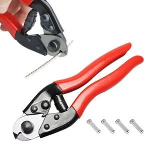 Cable Cutters Heavy Duty Stainless Steel Wire Rope Cutter Aircraft 1/8" 5/32" for Deck Railing Bike Housing Metal Fence M015