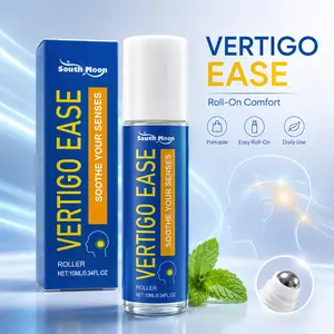 Aromatherapy Roll-On for Vertigo, Motion Sickness, and Nausea Relief, Portable 10ml Non-Drowsy Comfort Oil for Travel, Liquid, Single Item