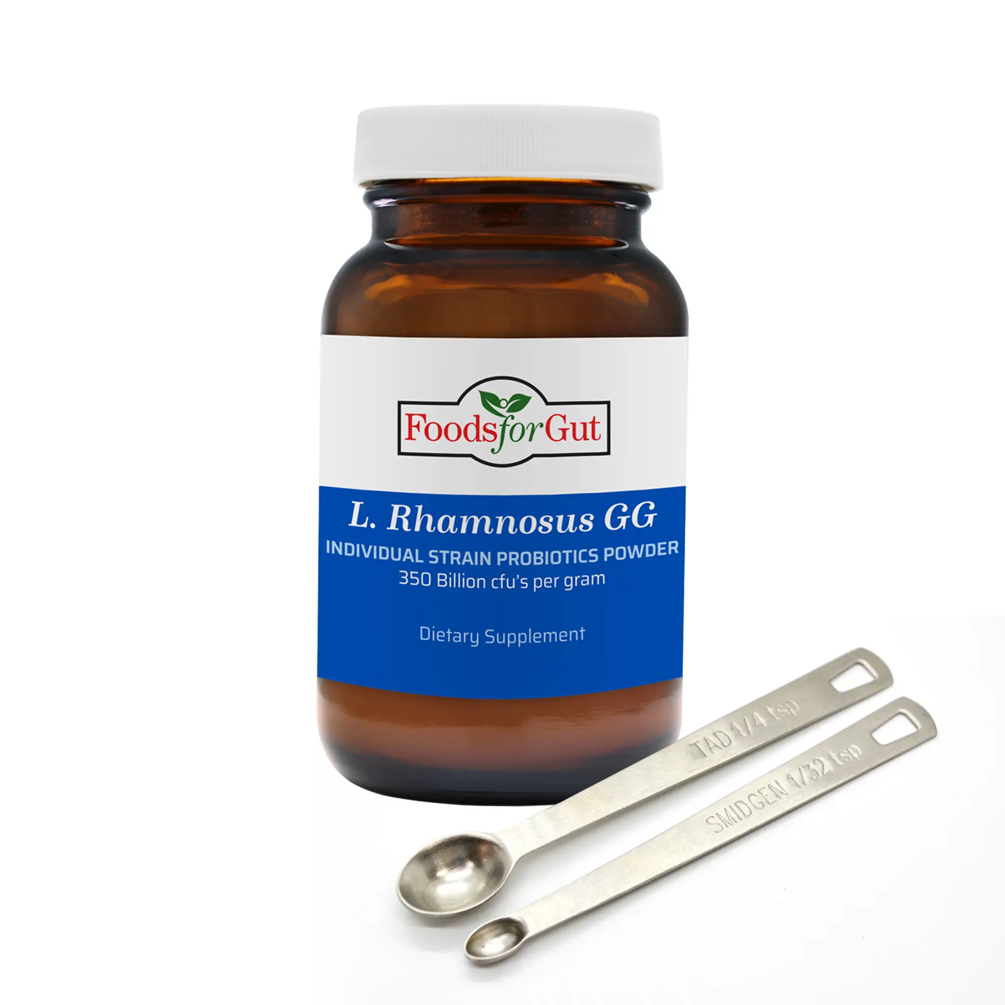 Foods For Gut Lactobacillus Rhamnosus GG Probiotic Powder 350 Billion cfu's | Made in USA | NO Additives | Digestive & Immune Support | High Potency | L. Rhamnosus GG