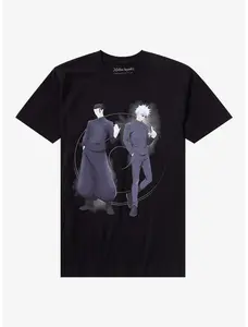 Jujutsu Kaisen Gojo & Geto Betta Fish T-shirt All Sizes, Anime Unisex Graphic Printed Cotton Tee Casual Top For Anime Lover, Classic Streetwear Outfits