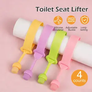 4 Counts Toilet Seat Handle, Mushroom Shape Design Compatible with Various Toilet Seats