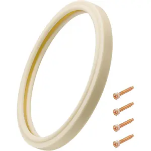 79101600Z Pool Light Lens Gasket 8 3/8" Gasket for Pentair IntelliBrite AmerLite and SAM Amerlite Lights with79104800 Pilot Screws Replace for79101600 (1+4PC)