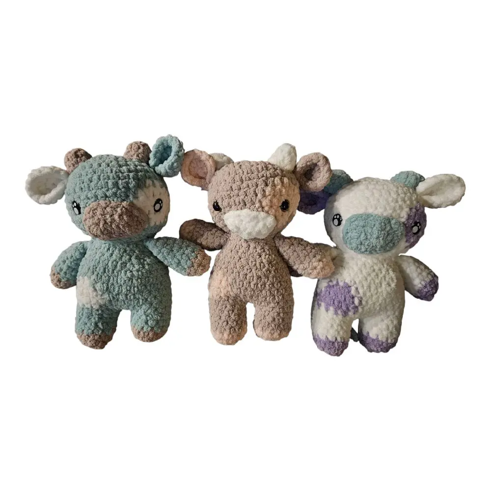 Crochet Cow Amigurumi Plushie, Cute gift & decoration, Christmas gift Plush