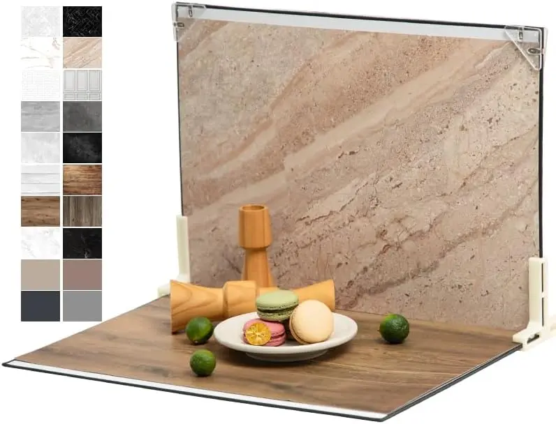 10 count 20Patterns Photo Backdrop Board Photography Table Top Small  Kit (Small Size 16x11.5in),